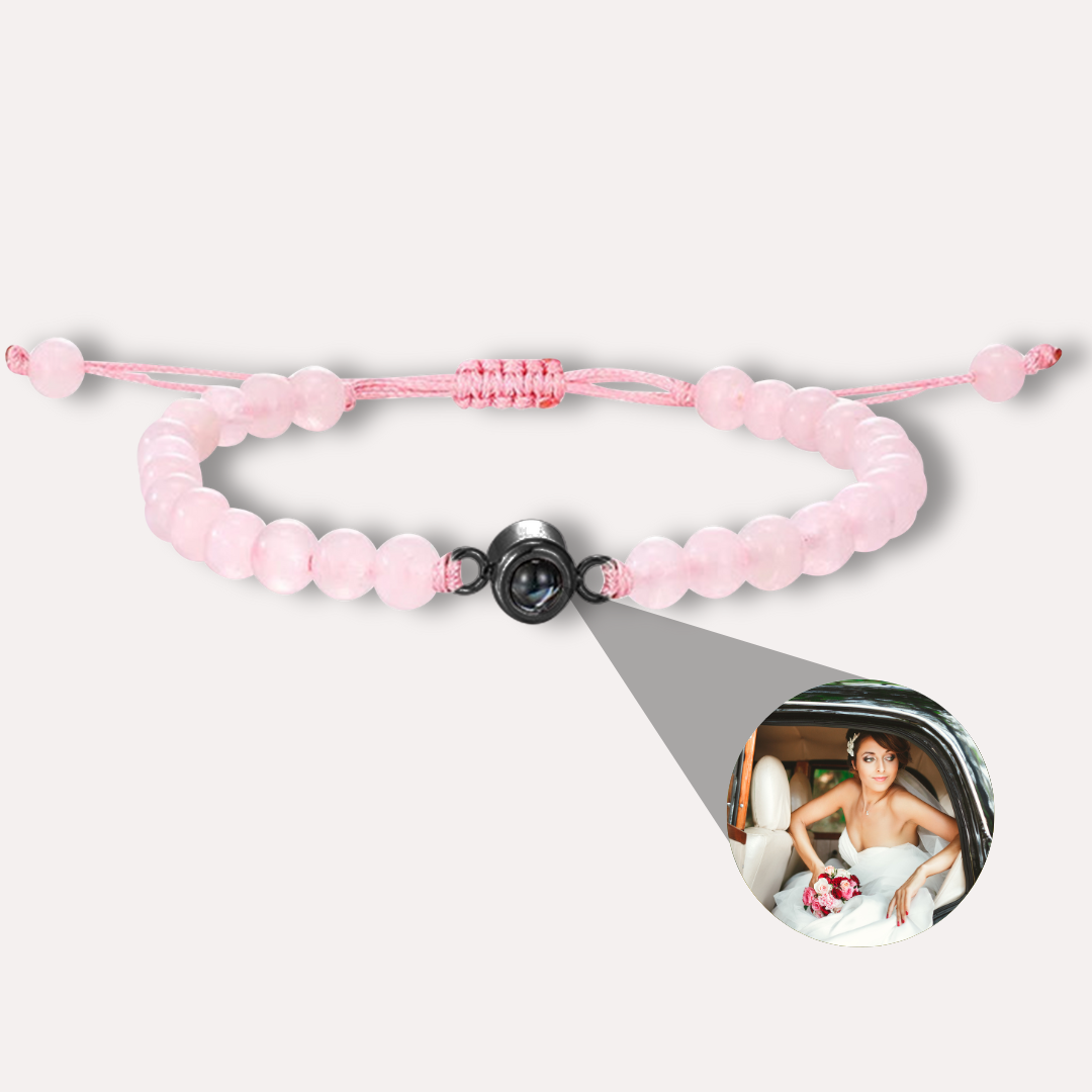 Margaret – Women's Personalized Bead Bracelet with Photo