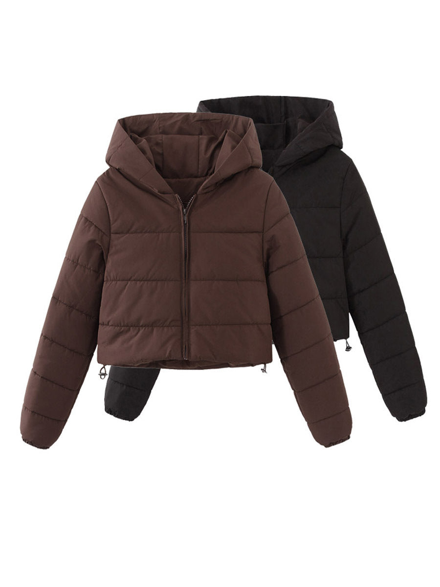 Sue – Women's Hooded Winter Jacket with Mandela Colors