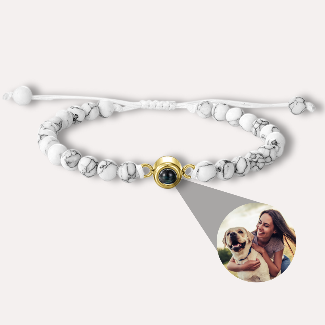 Margaret – Women's Personalized Bead Bracelet with Photo