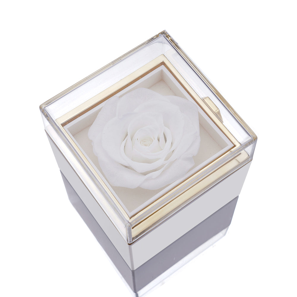 Sue – Women's Eternal Rose Box with Engraved Necklace