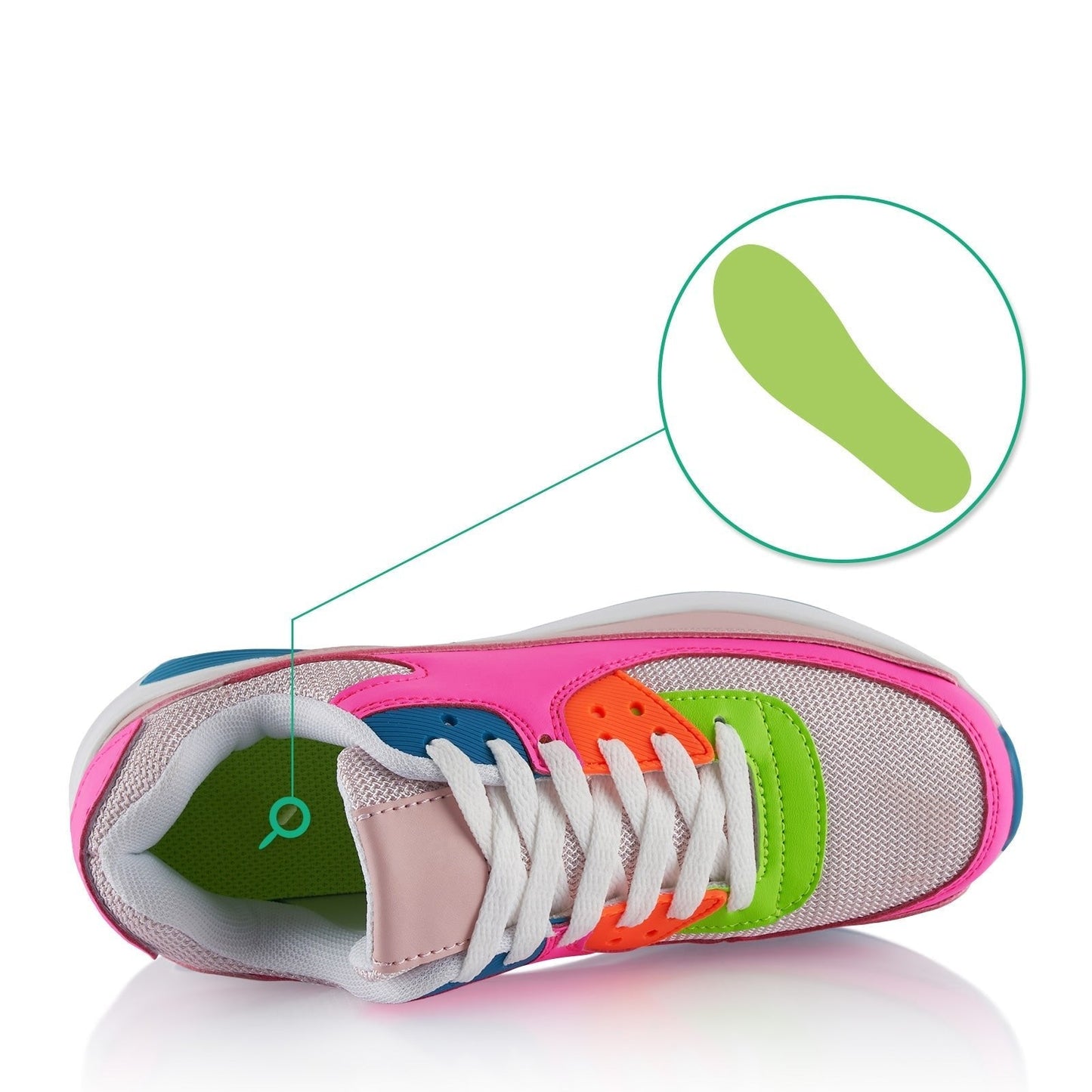 Steve – Women's Vibrant Air-Cushioned Sneakers