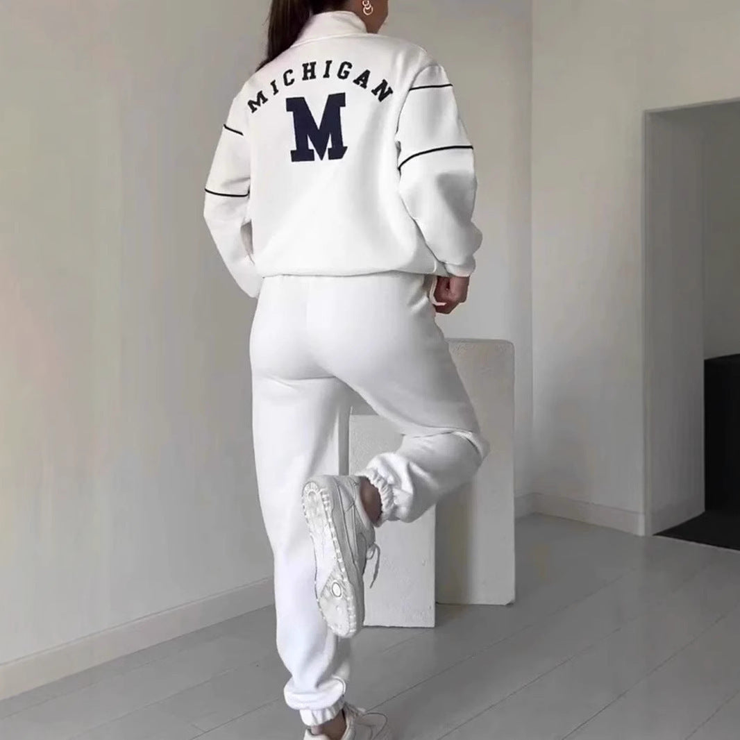 Adele – Women's Lounge Sweatshirt and Sweatpants Set