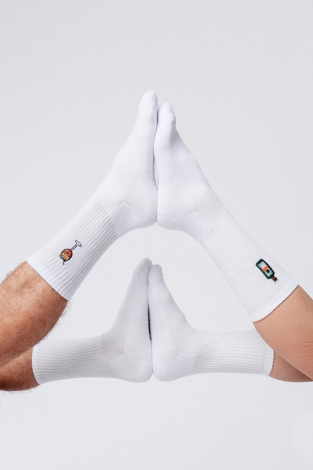 Nathan – Men's Embroidered Organic Cotton Socks