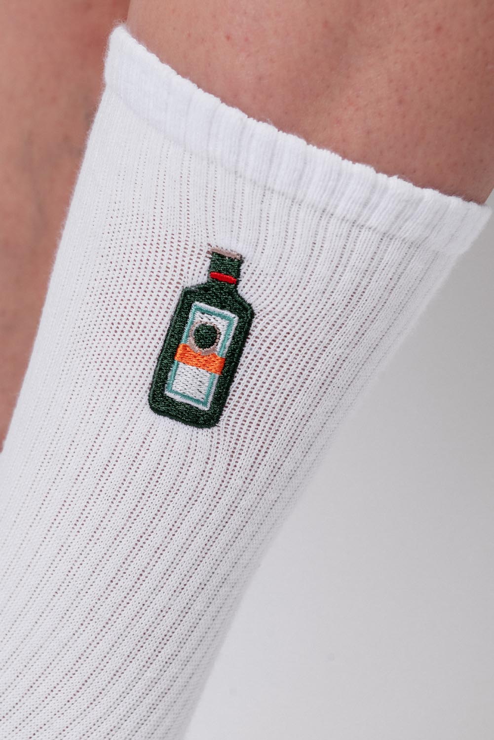 Nathan – Men's Embroidered Organic Cotton Socks