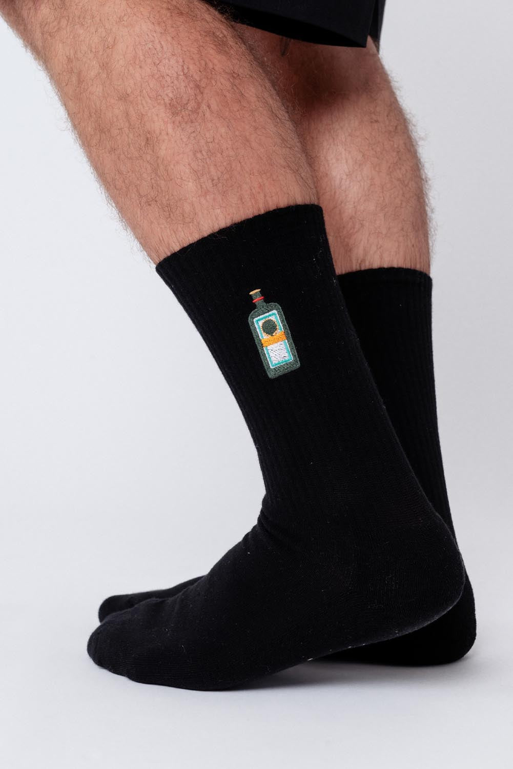 Nathan – Men's Embroidered Organic Cotton Socks