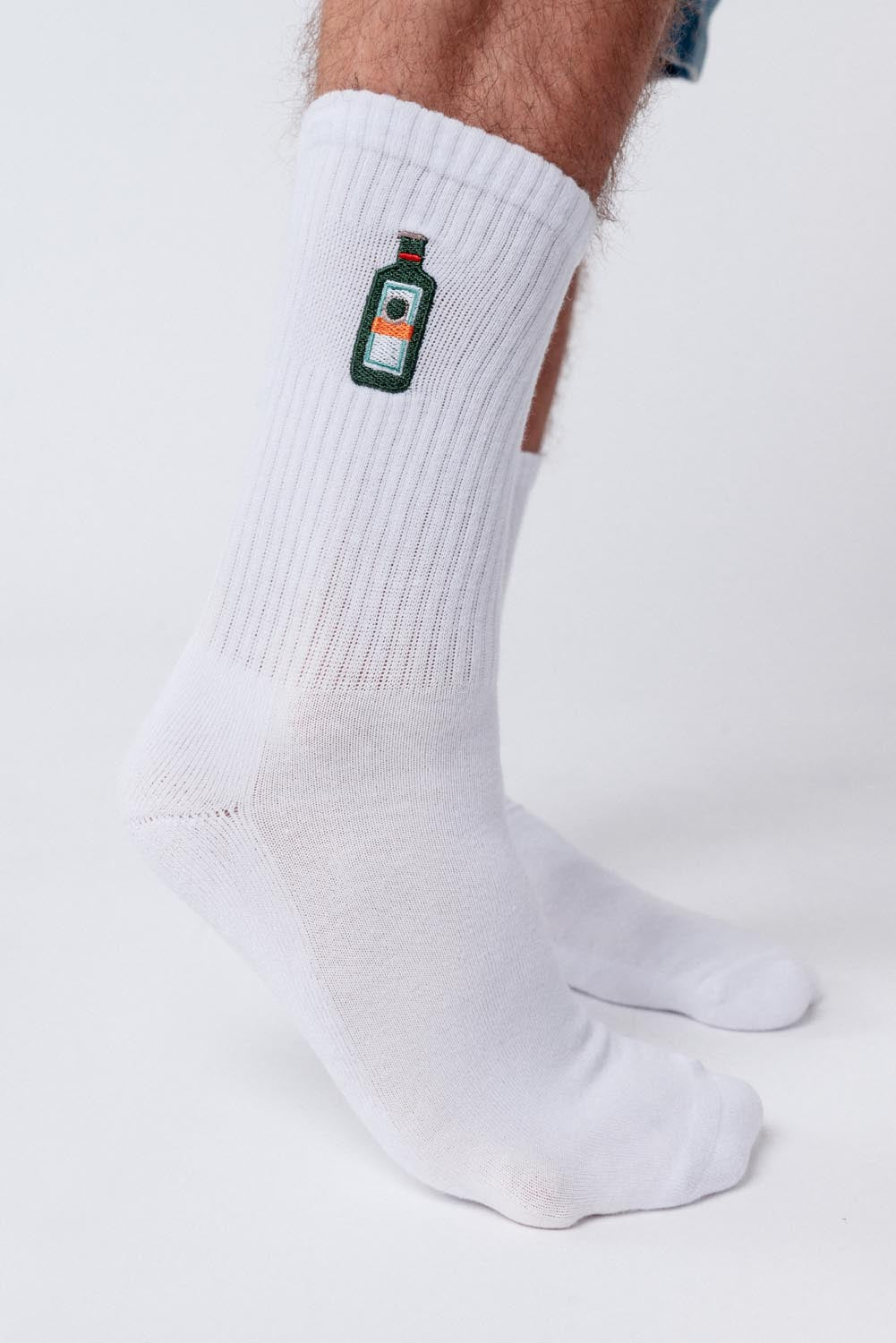 Nathan – Men's Embroidered Organic Cotton Socks