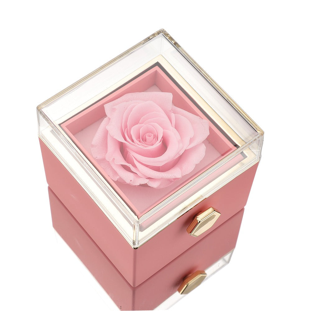 Sue – Women's Eternal Rose Box with Engraved Necklace