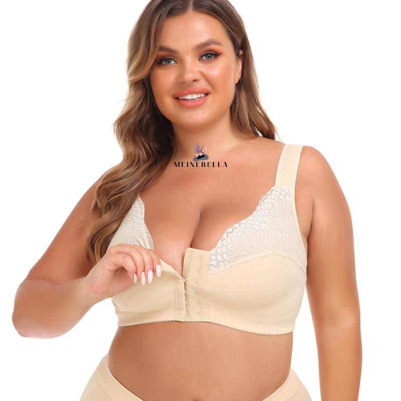 Rebecca – Women's Wire-Free Front Closure Lace Bra