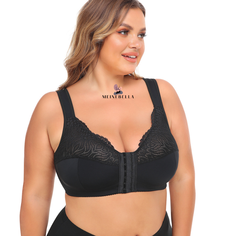 Rebecca – Women's Wire-Free Front Closure Lace Bra