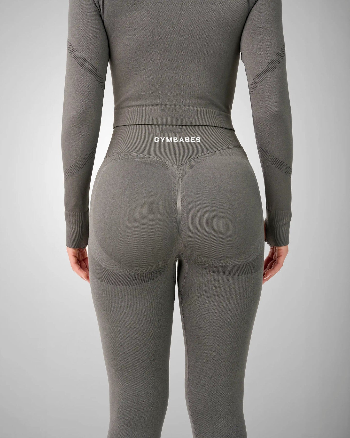 Rose – Seamless Grey Legging with High-Waist Fit, Soft Stretch Fabric for Comfort