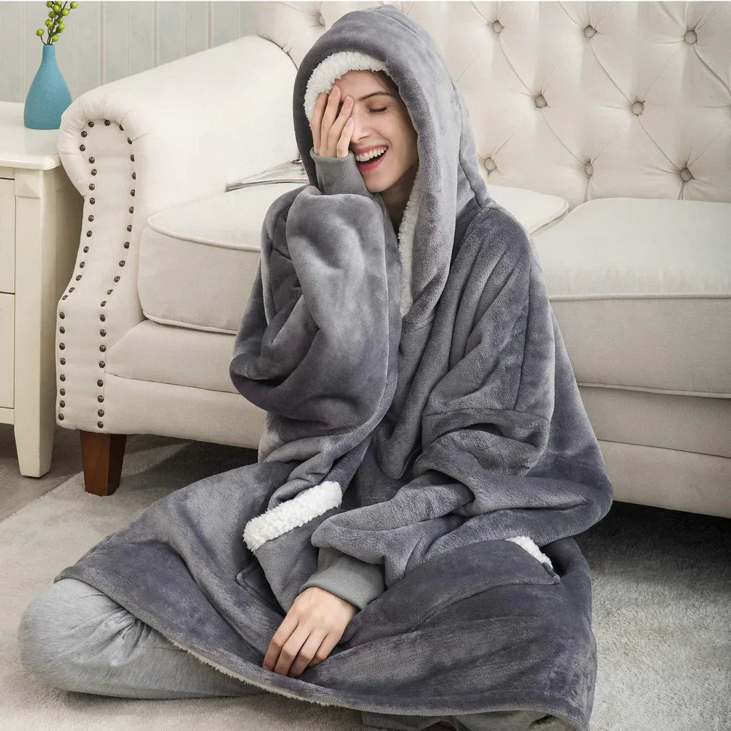 Tom Premium Hoodie Blanket – Cozy, All-in-One Blanket and Hoodie for Ultimate Comfort