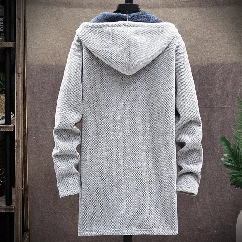 Samuel – Men's Comfortable & Stylish Slim Hooded Cardigan