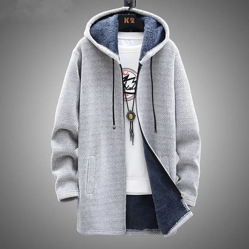 Samuel – Men's Comfortable & Stylish Slim Hooded Cardigan