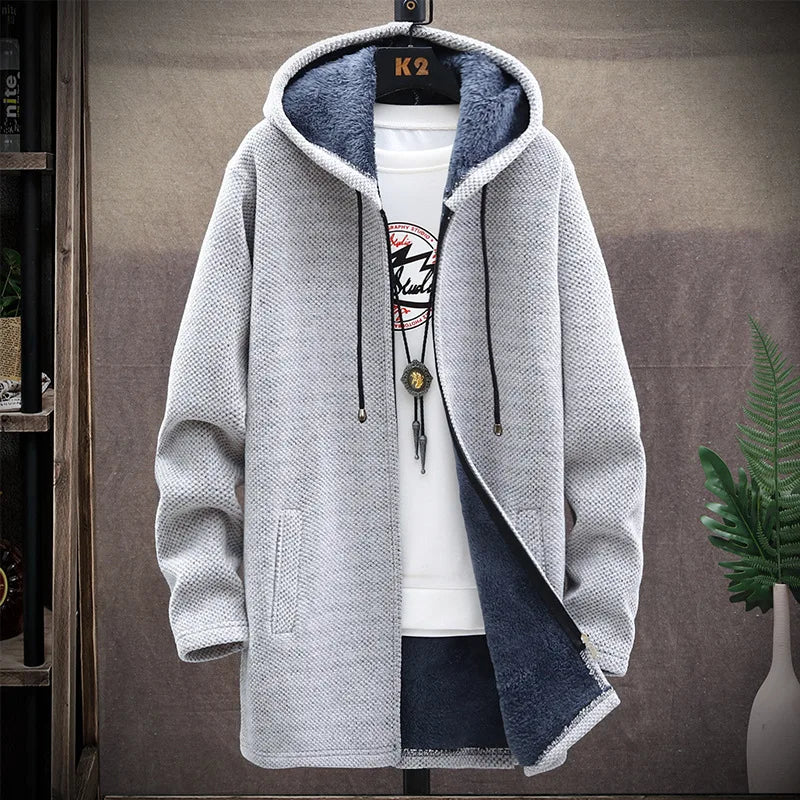 Samuel – Men's Comfortable & Stylish Slim Hooded Cardigan