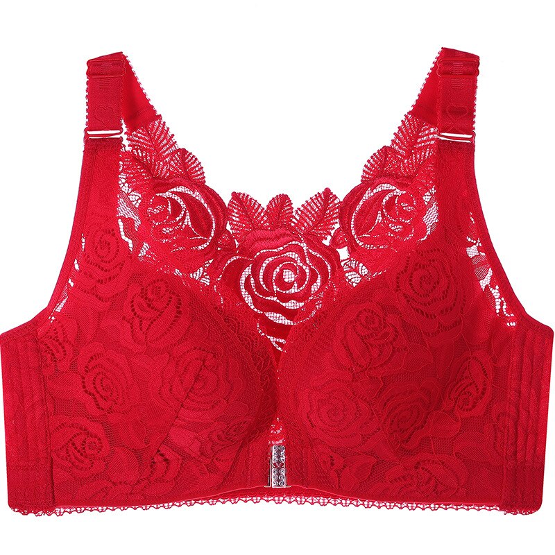 Rose – Women's Wireless Push Up Bra with Front Closure