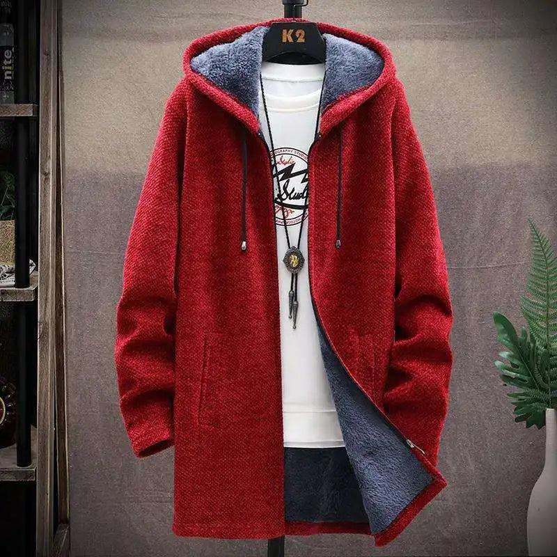 Samuel – Men's Comfortable & Stylish Slim Hooded Cardigan