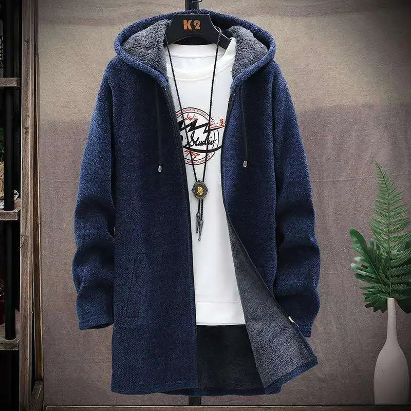 Samuel – Men's Comfortable & Stylish Slim Hooded Cardigan