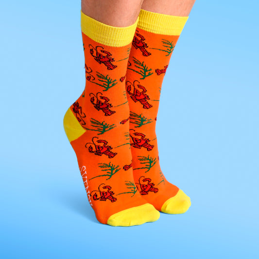 Ruby – Women's Comfortable Cancer Print Socks