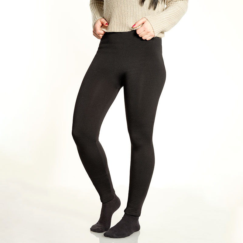 Women's Plush Premium Leggings - Warm, Comfortable Leggings for Cold Weather