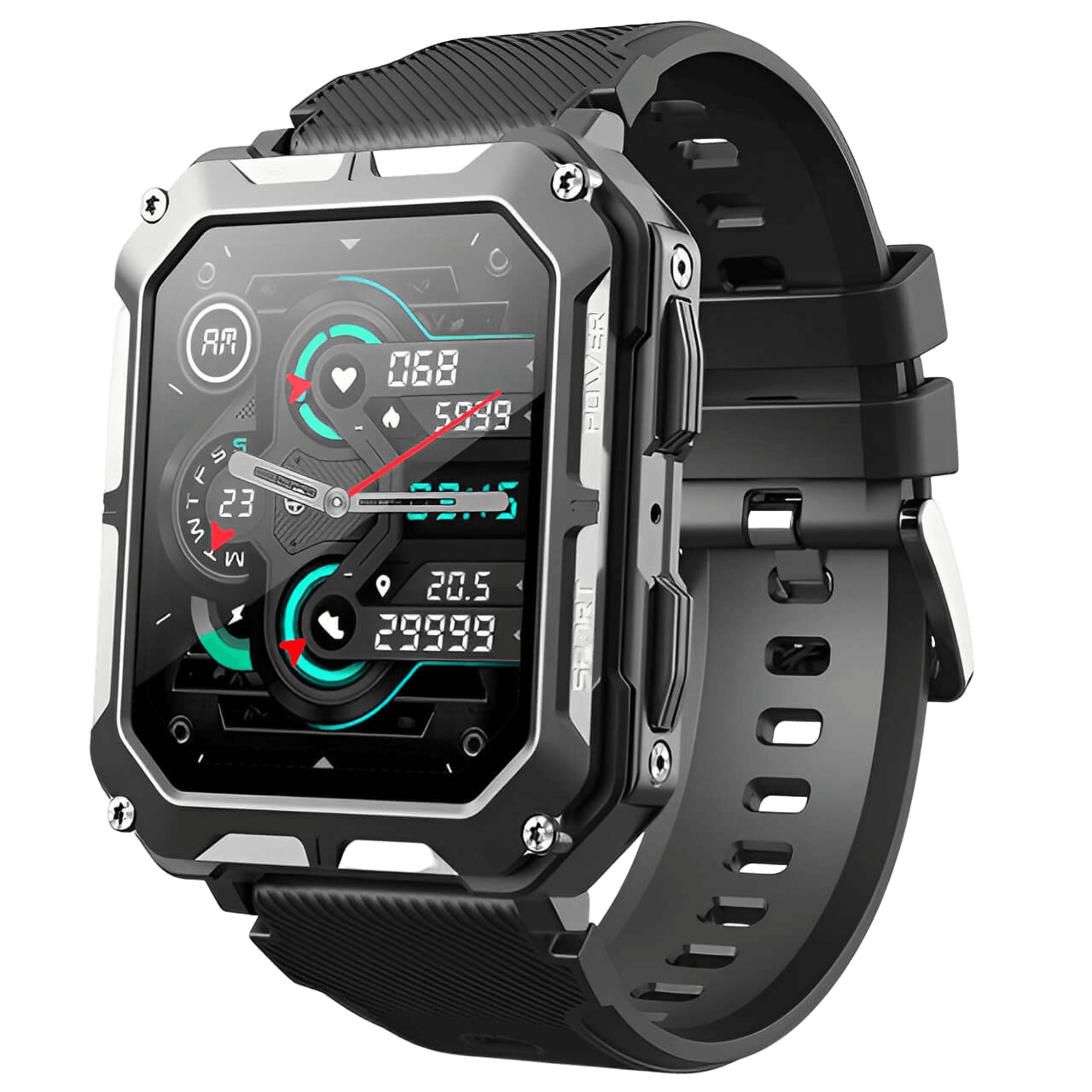 Rory – Men's Waterproof Smartwatch With Advanced Features