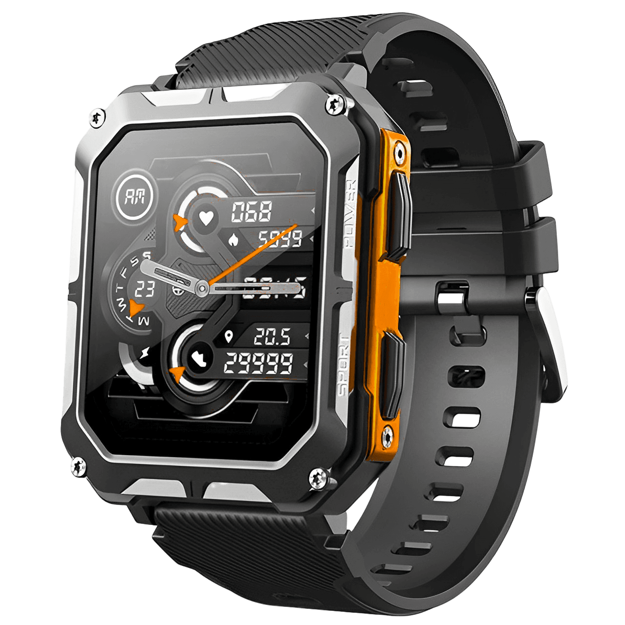 Rory – Men's Waterproof Smartwatch With Advanced Features