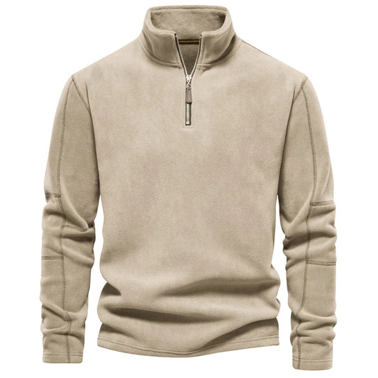 Kenny – Men's Soft Shell Sweatshirt with Zip Collar