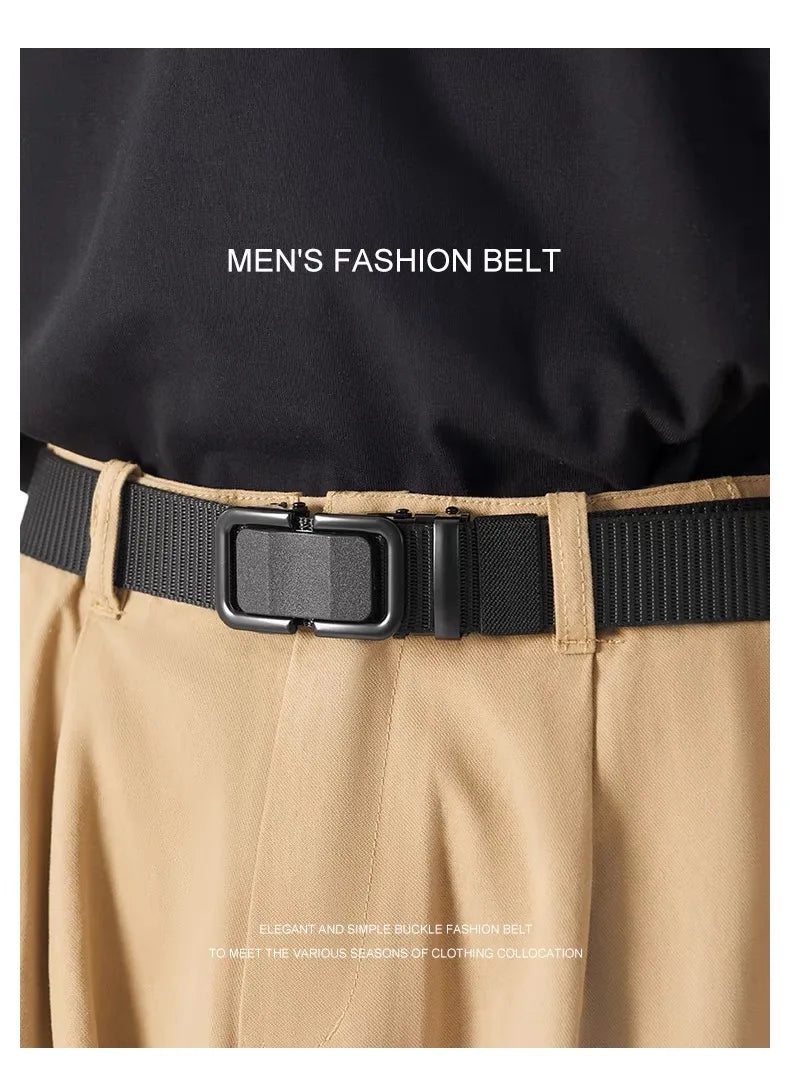 Lee – Men's Nylon Canvas Work Belt with Automatic Buckle