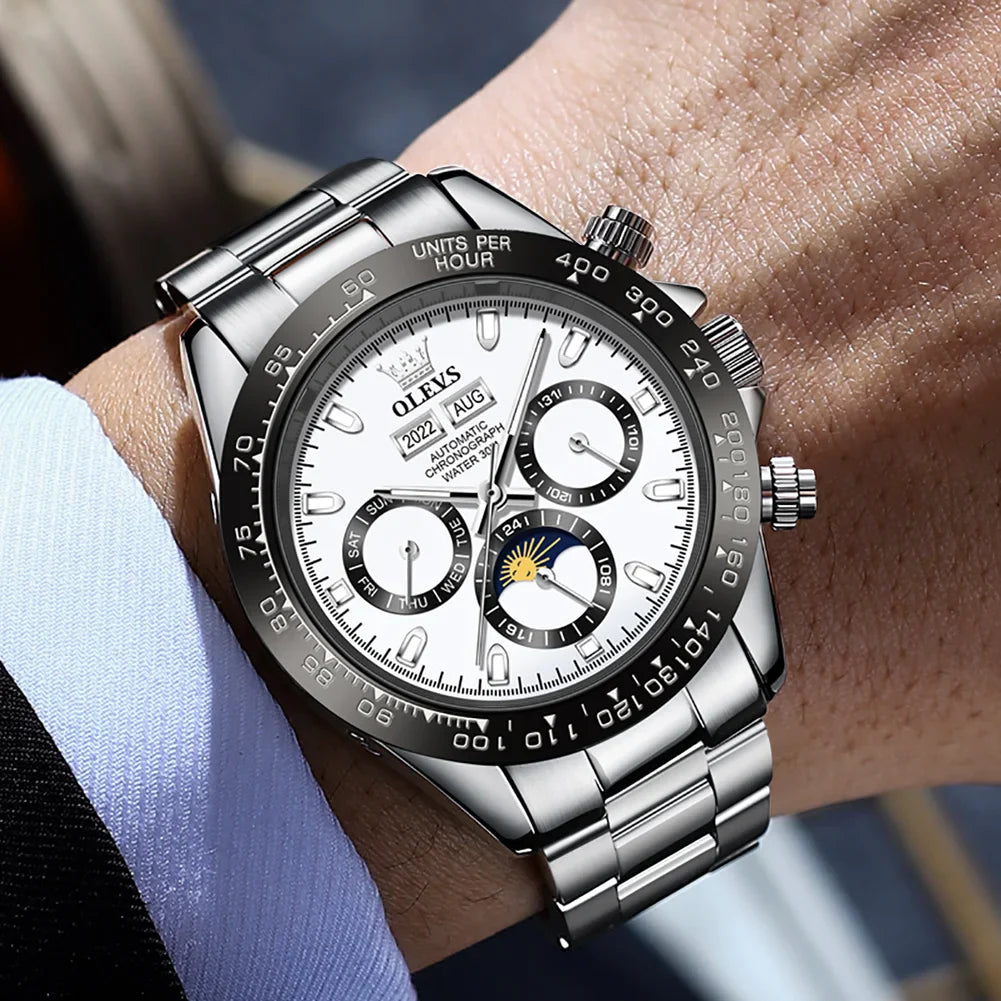 Wesley – Luxury Automatic Mechanical Chronograph Watch