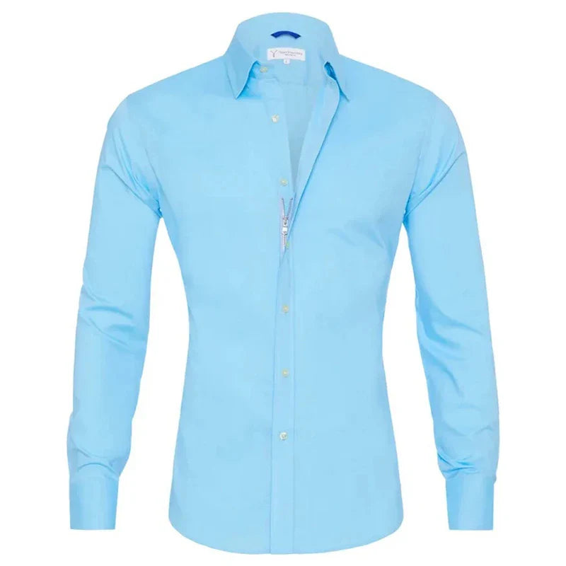 Aaron – Men's Casual Slim Cotton Shirt