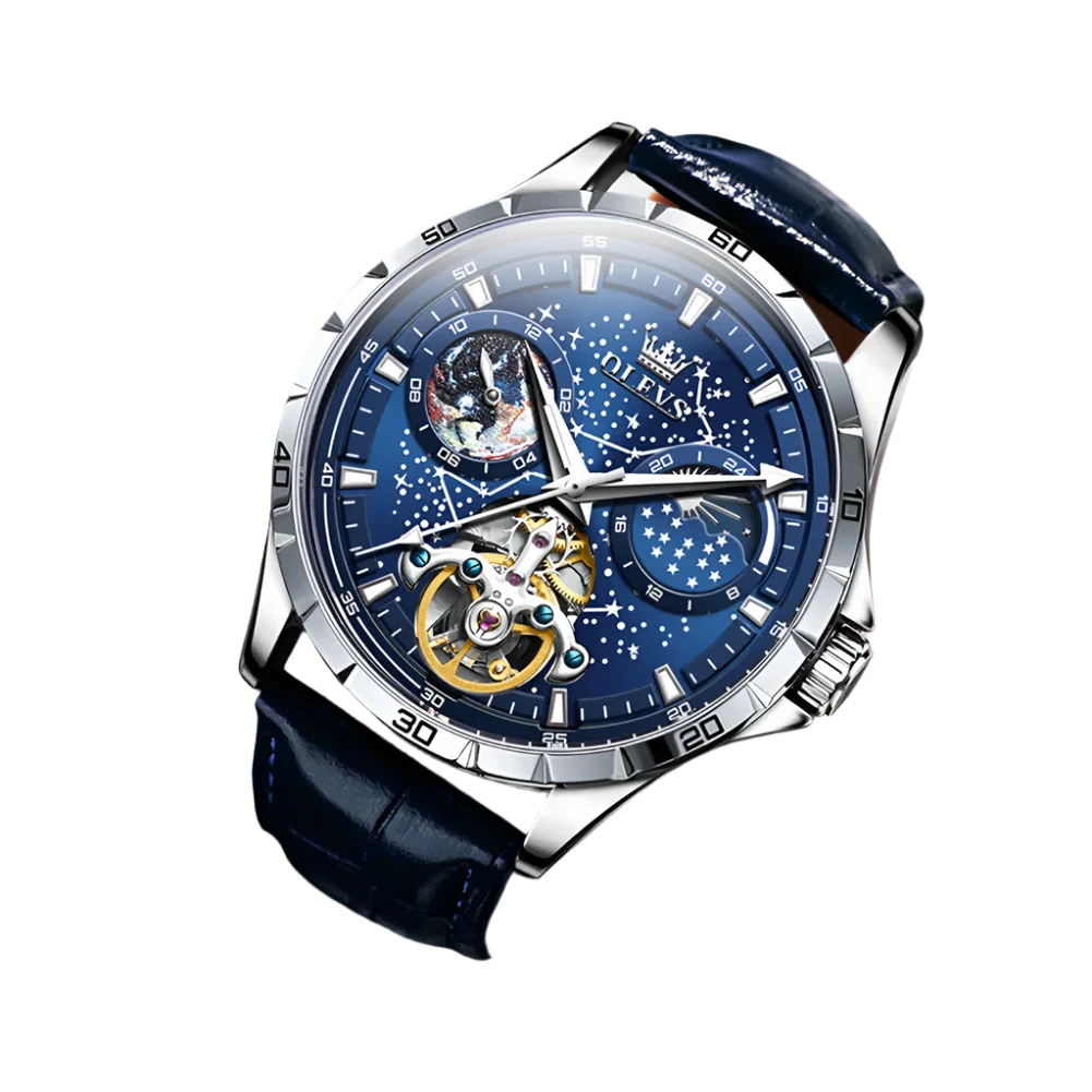 Terrence – Automatic Waterproof Mechanical Watch with Moon Phase