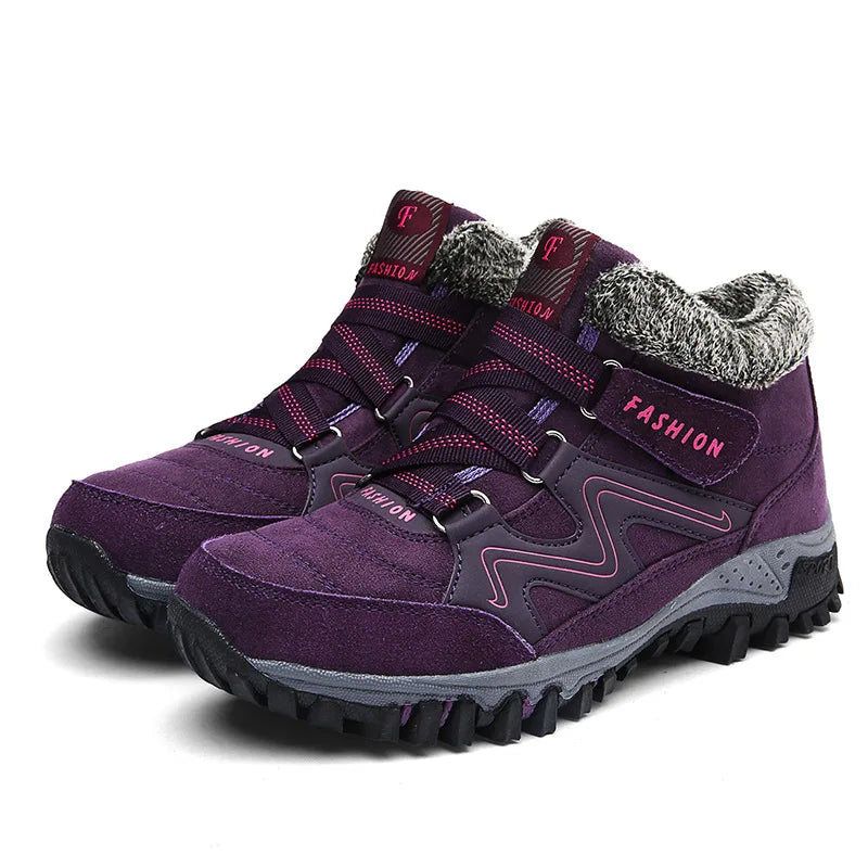 Lily – Women's Winter Fleece Hiking Sneakers