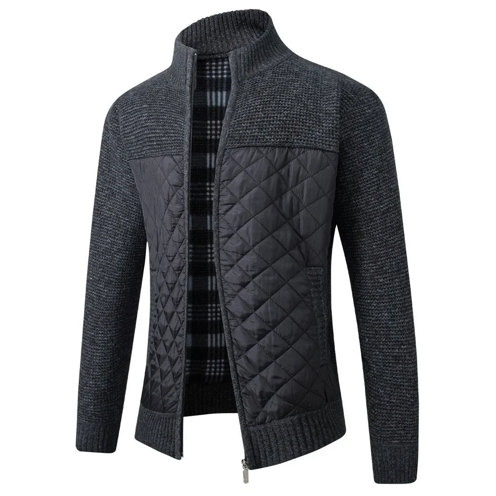 Martin – Men's Warm Patchwork Zipper Jacket