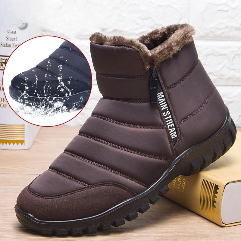 Louis – Men's Waterproof Snow Boots with Plush Lining