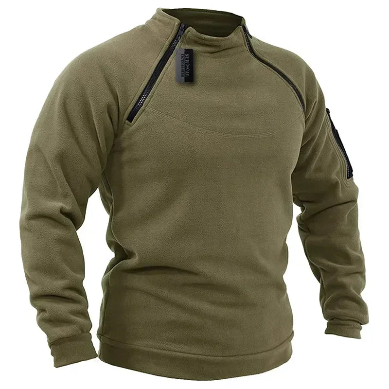 Rowan – Men's Tactical Fleece Jacket with Durable Fabric