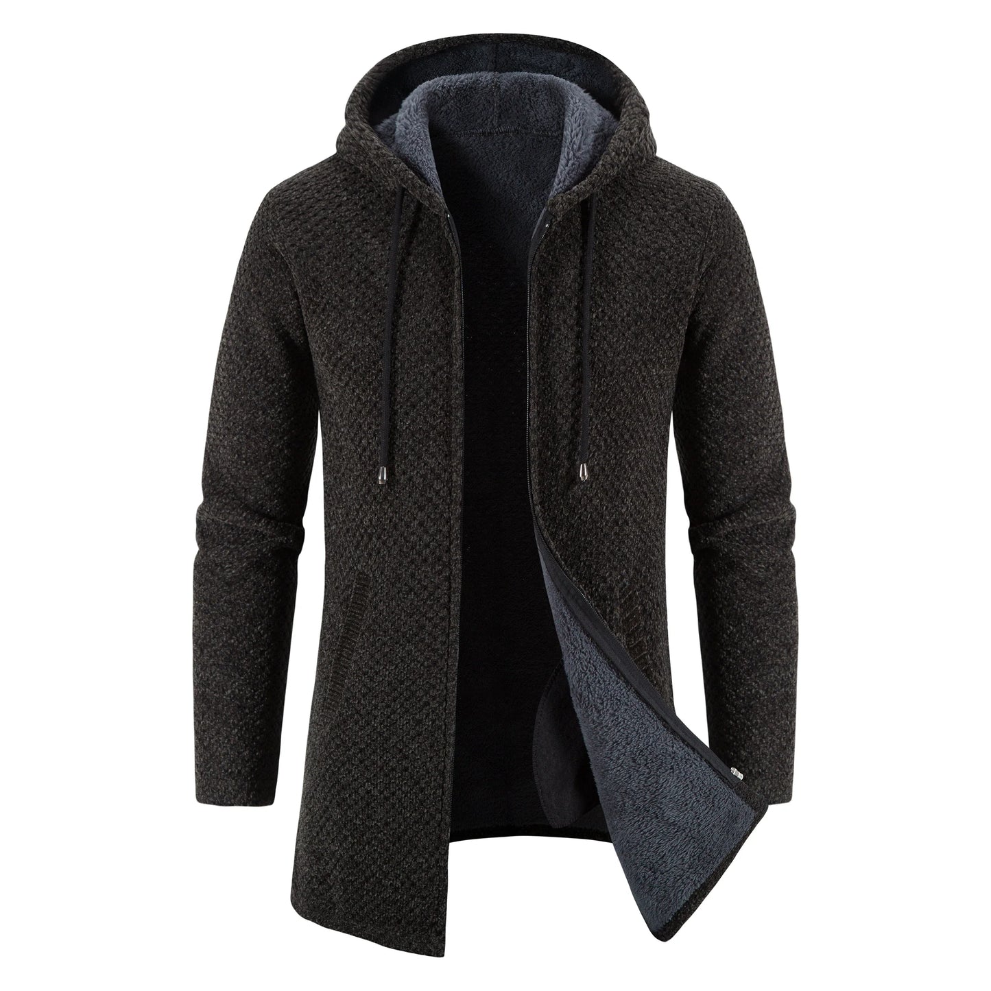 Mick – Men's Warm, Stylish Winter Trench Coat with Hood