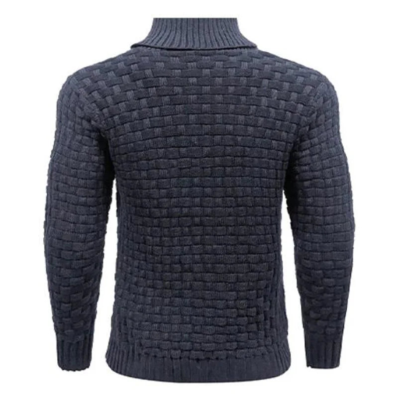 Liam – Men's Cozy Monochrome Turtleneck Sweater