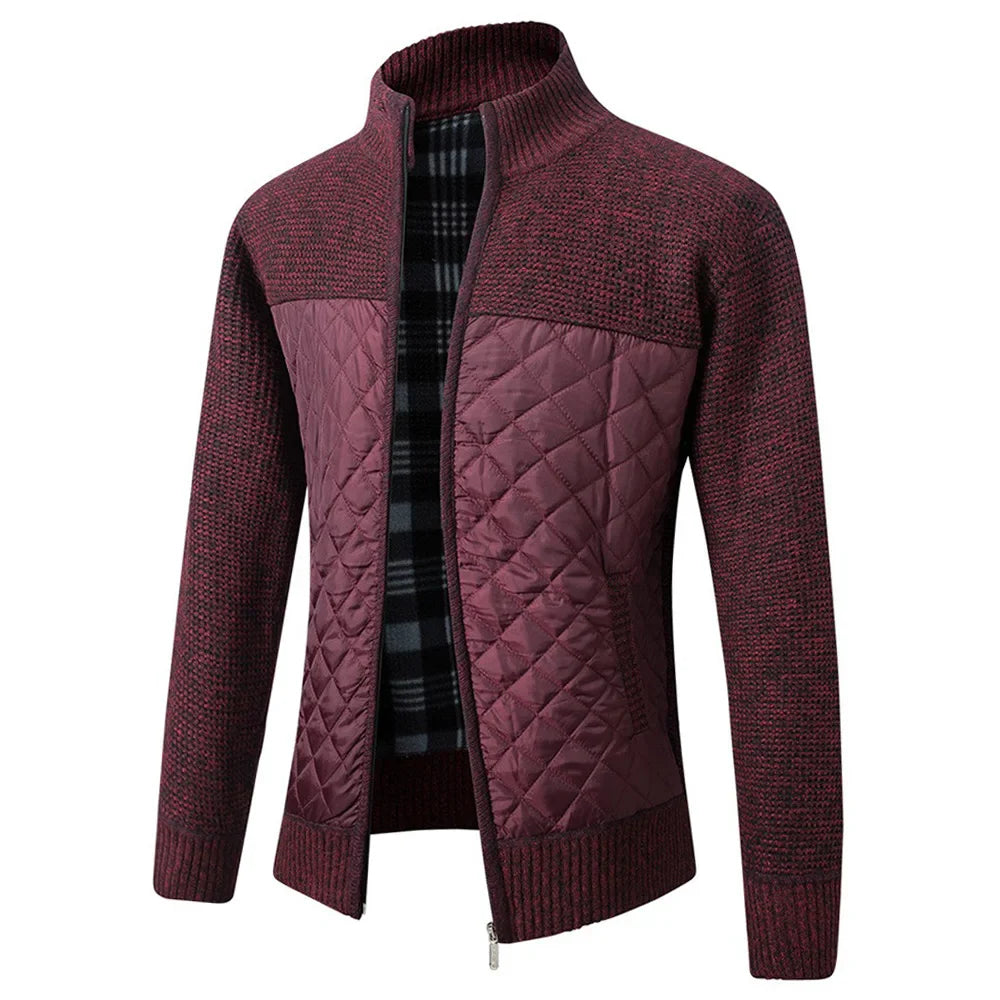 Martin – Men's Warm Patchwork Zipper Jacket