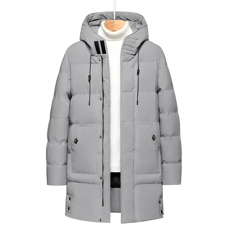 Russell – Men’s Long Hooded Parka for Ultimate Warmth and Winter Protection