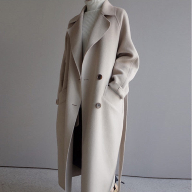 Audrey – Women's Warm & Elegant Long Wool Winter Coat