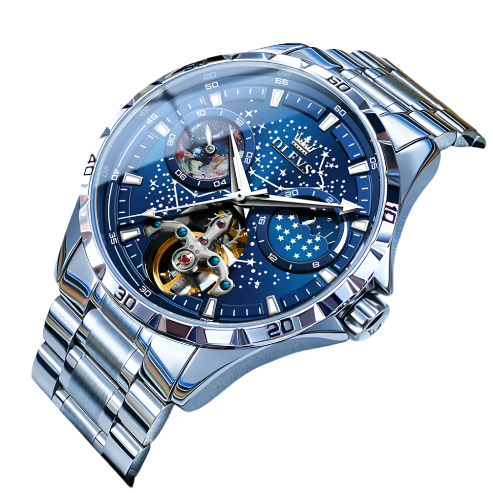 Terrence – Automatic Waterproof Mechanical Watch with Moon Phase