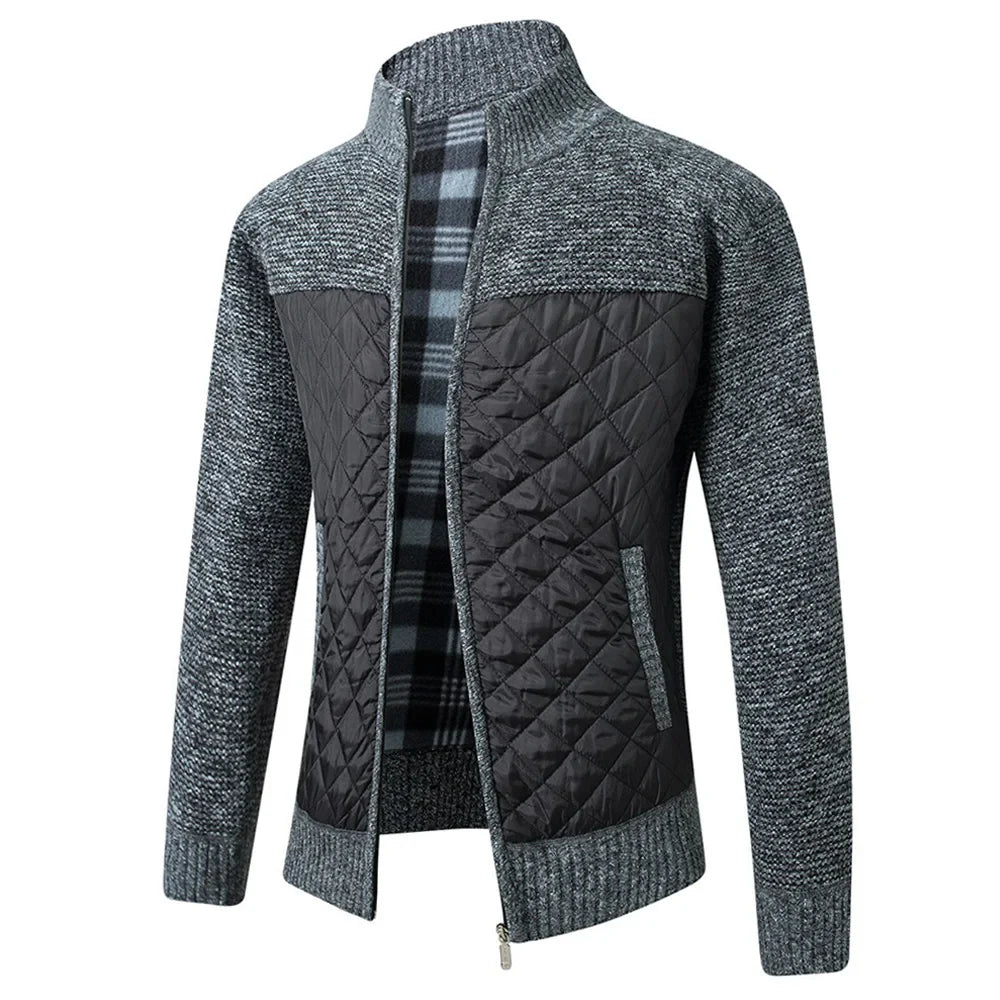 Martin – Men's Warm Patchwork Zipper Jacket