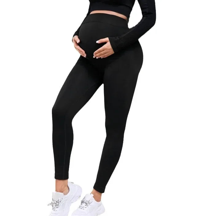 Nicole – Stretchy Maternity Leggings for Women with Supportive Waistband and Comfortable Fit Throughout Pregnancy