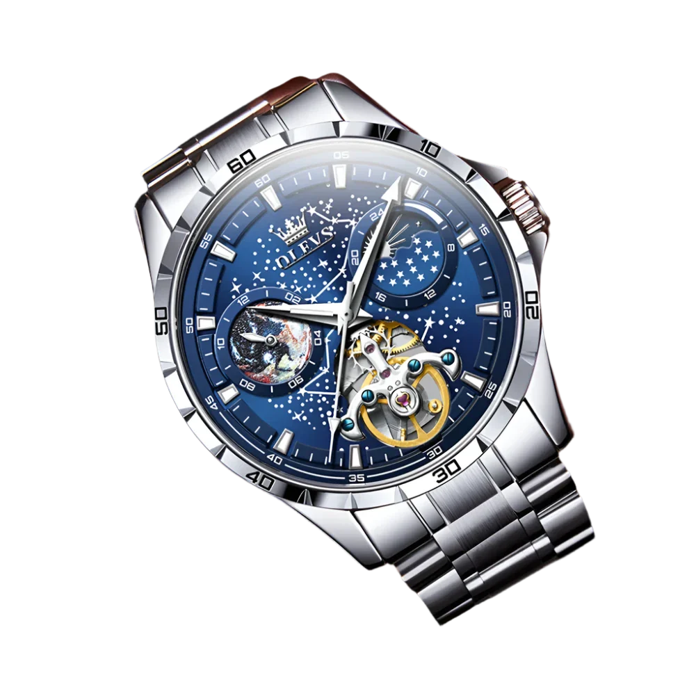 Terrence – Automatic Waterproof Mechanical Watch with Moon Phase