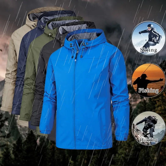 Lee – Waterproof Men's Hooded Jacket for Outdoor Sports