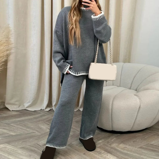 Holly – Women's Long Sleeve Sweater & Pants Set