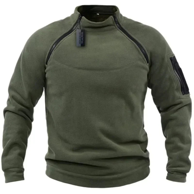 Rowan – Men's Tactical Fleece Jacket with Durable Fabric