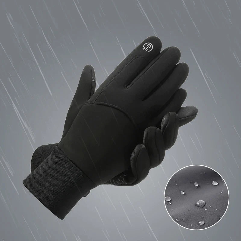 Vanessa – Waterproof Cycling Gloves with Touchscreen Velvet