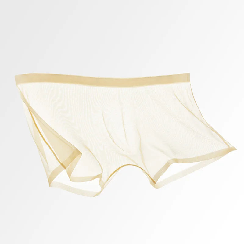 Gillian – Men's Seamless Low-Rise Breathable Translucent Underwear