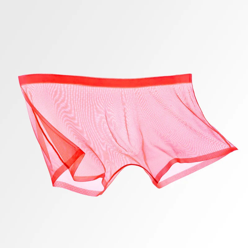 Gillian – Men's Seamless Low-Rise Breathable Translucent Underwear