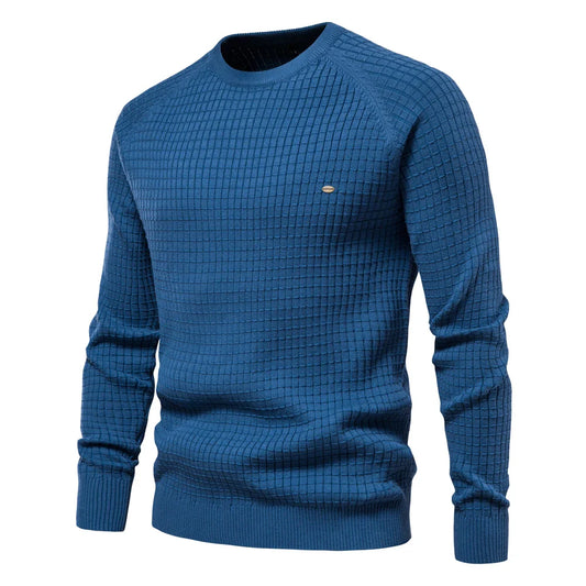 Tony – Men's Cotton Knit Sweaters with Crew Neck